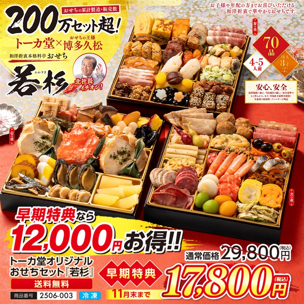 トーカ堂オリジナルおせちセット